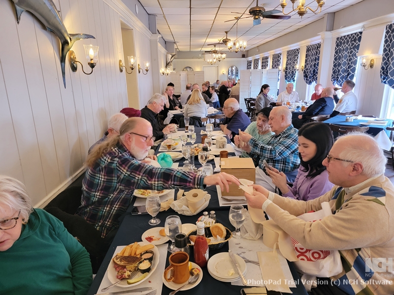 A photo of some people at this event